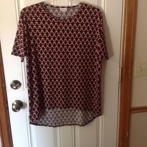 LuLaRoe Minnie Mouse Irma Top Size S
